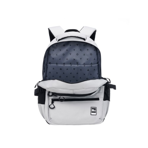 Рюкзак TORBER КЛАСС, молочный, 46 х 32 х 13 см + Мешок для сменной обуви в подарок!