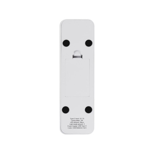 Складывающаяся настольная LED лампа "Stack N", 3 Вт, белый