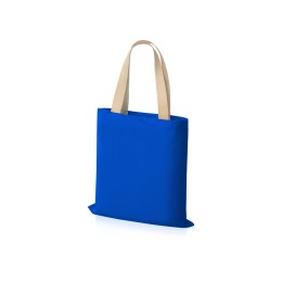 Сумка для шопинга Steady из хлопка с парусиновыми ручками, 260 г/м2, синий