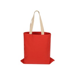Сумка для шопинга Steady из хлопка с парусиновыми ручками, 260 г/м2, красный