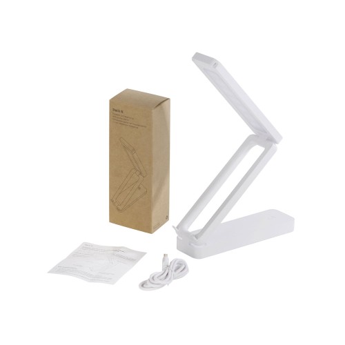 Складывающаяся настольная LED лампа "Stack N", 3 Вт, белый