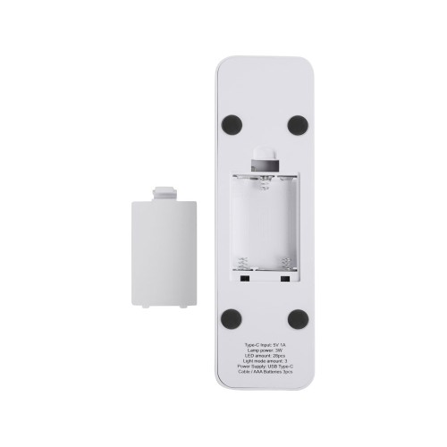 Складывающаяся настольная LED лампа "Stack N", 3 Вт, белый