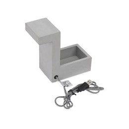 Настольная лампа из бетона "Blok Lamp"