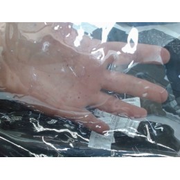 Сумка Frank из прозрачного пластика с регулирующейся лямкой, черный (P)