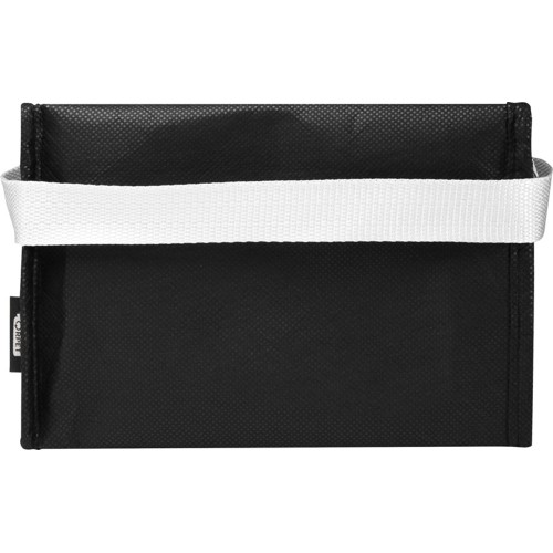 Spectrum нетканая сумка-холодильник, 4 л, на 6 банок, из переработанных материалов, сплошной черный