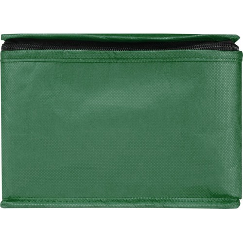 Spectrum нетканая сумка-холодильник, 4 л, на 6 банок, из переработанных материалов, зеленый