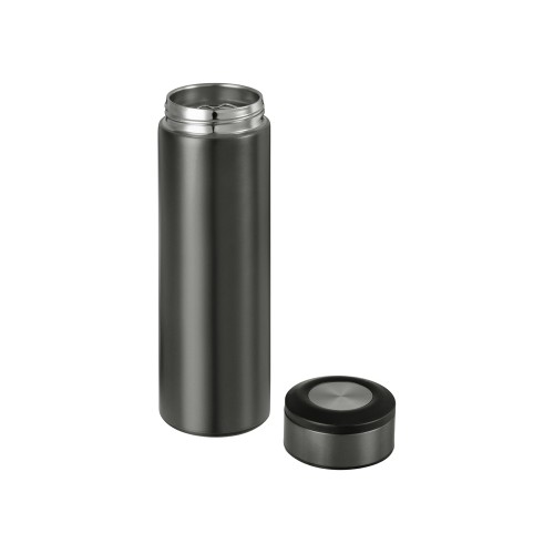 Термос «Confident Metallic» 420мл, темно-серый