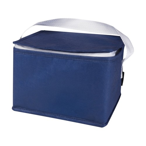 Spectrum нетканая сумка-холодильник, 4 л, на 6 банок, из переработанных материалов, ярко-синий
