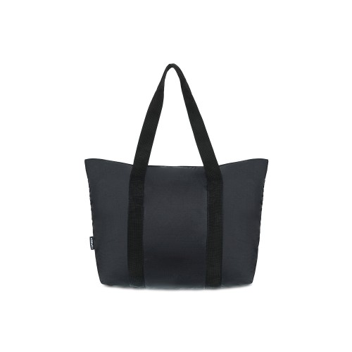 Сумка складная TORBER, черный, полиэстер, 48x33x12 см