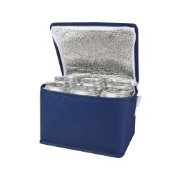 Spectrum нетканая сумка-холодильник, 4 л, на 6 банок, из переработанных материалов, ярко-синий