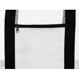 Сумка для шопинга и пляжа «Coolmesh» с изотермическим отделением внизу, белый