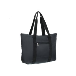 Сумка складная TORBER, черный, полиэстер, 48x33x12 см