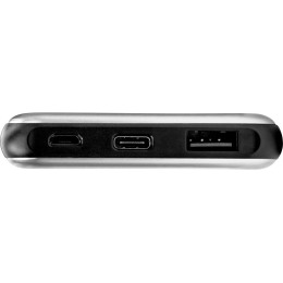 Внешний аккумулятор «Forge» v.2, металл, 10000mah, серебристый