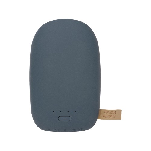 Внешний аккумулятор в форме камня «Stone», 10400 mAh, темно-серый