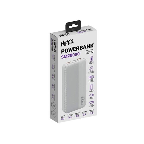 Портативный внешний аккумулятор SM20000 White (Р)