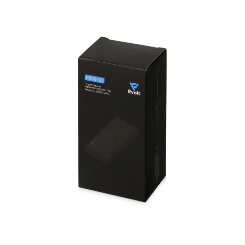 Внешний аккумулятор Evolt "Mini-10", 10000 mAh, серый