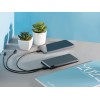 Внешний аккумулятор «Forge» v.2, металл, 10000mah, серый