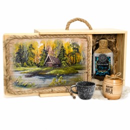 Подарочный набор "Лесная пасека", бежевый