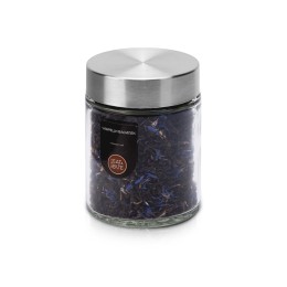 Чай черный, серия "Essence", с чабрецом и лепестками василька, стеклянная банка