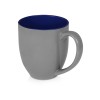 Кружка керамическая «Gracy» 450мл, серый/темно-синий