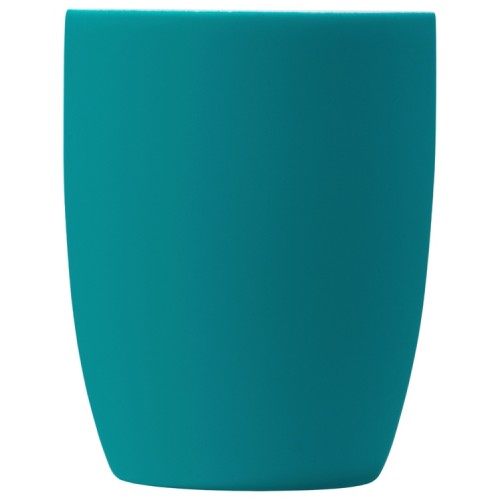 Кружка с покрытием soft-touch “Tulip Gum”, бирюзовый 320C