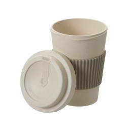 Термокружка "Muffin" из натуральных волокон, бежевый