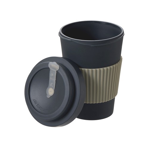 Термокружка "Muffin" из натуральных волокон, темно-серый