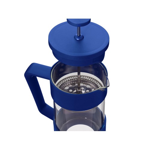 Пластиковый френч-пресс "Intense", 600мл, темно-синий
