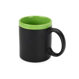 Кружка с покрытием для рисования мелом «Да Винчи», черный/зеленый