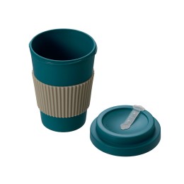 Термокружка "Muffin" из натуральных волокон, бензиновый синий