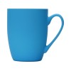 Кружка керамическая с покрытием "софт тач" голубая