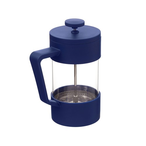 Пластиковый френч-пресс "Intense", 600мл, темно-синий