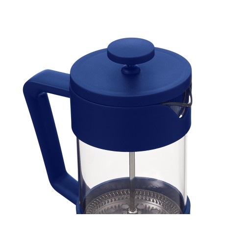 Пластиковый френч-пресс "Intense", 600мл, темно-синий