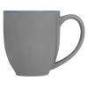 Кружка керамическая «Gracy» 450мл, серый/голубой