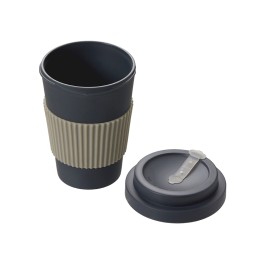 Термокружка "Muffin" из натуральных волокон, темно-серый