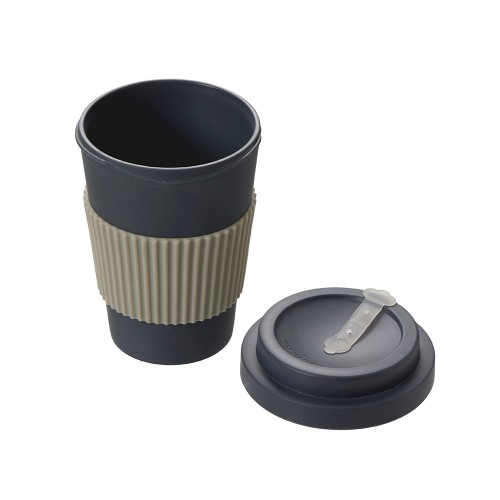 Термокружка "Muffin" из натуральных волокон, темно-серый