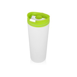 Термокружка «Brite» 500мл, белый/зеленое яблоко