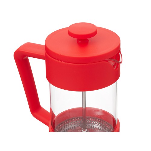 Пластиковый френч-пресс "Intense", 600мл, красный