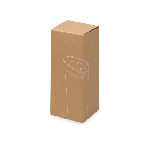 Термокружка «Brite» 500мл, белый/красный