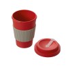 Термокружка "Muffin" из натуральных волокон, красный