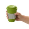 Термокружка "Muffin" из натуральных волокон, зеленое яблоко