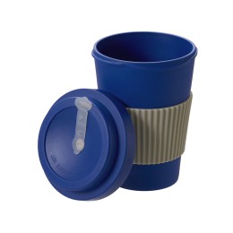 Термокружка "Muffin" из натуральных волокон, темно-синий