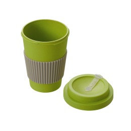 Термокружка "Muffin" из натуральных волокон, зеленое яблоко