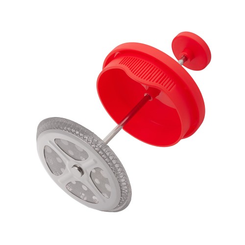 Пластиковый френч-пресс "Intense", 600мл, красный