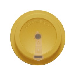 Термокружка "Muffin" из натуральных волокон, желтый