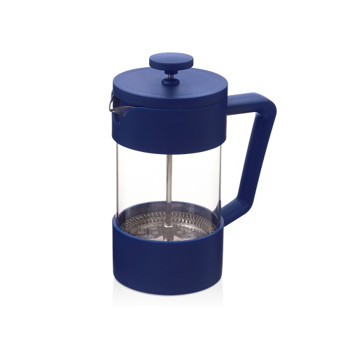 Пластиковый френч-пресс "Intense", 600мл, темно-синий