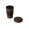 Стакан из кофе с силиконовой манжетой «Latte», коричневый