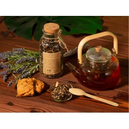 Чай черный, с соком имбиря, корицей и мёдом, 160г