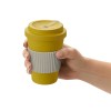 Термокружка "Muffin" из натуральных волокон, желтый
