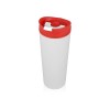 Термокружка «Brite» 500мл, белый/красный